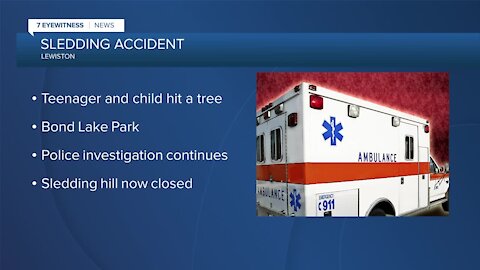 Teenager dies in sledding accident in Lewiston
