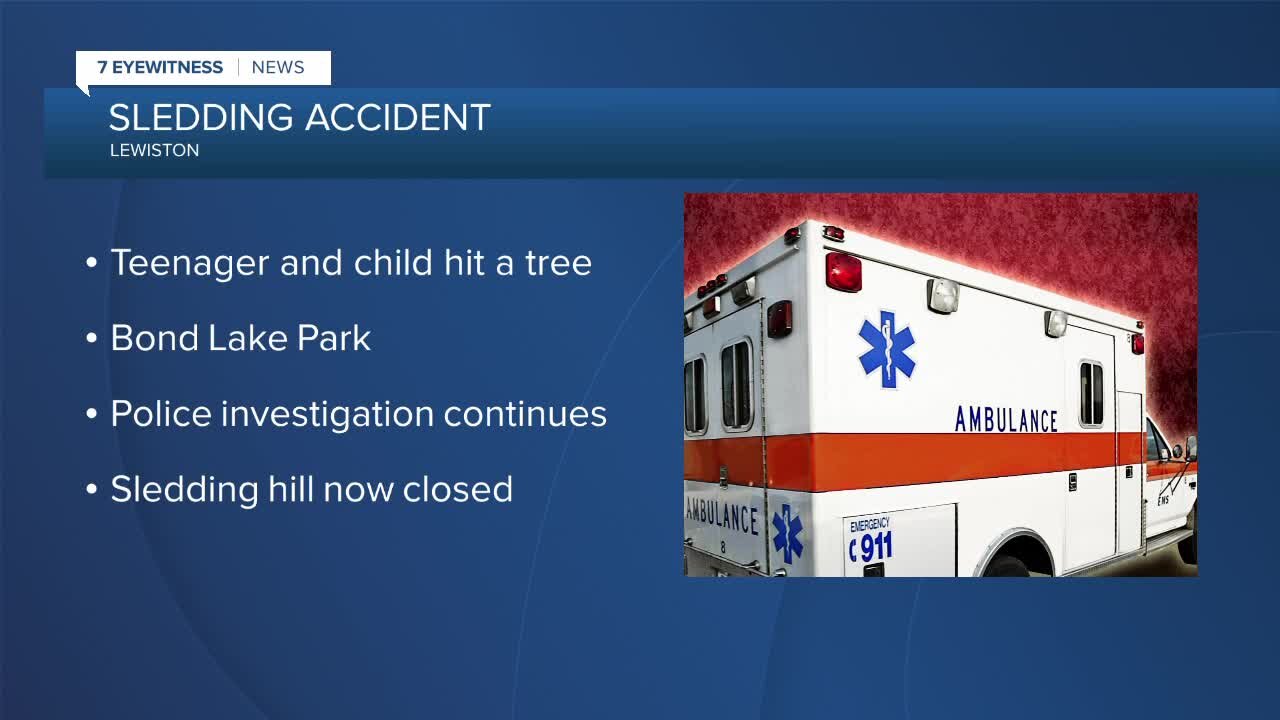 Teenager dies in sledding accident in Lewiston