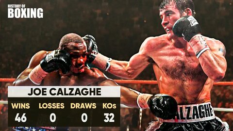 He Will Surprise You! Joe Calzaghe - a Skinny Knockout Beast