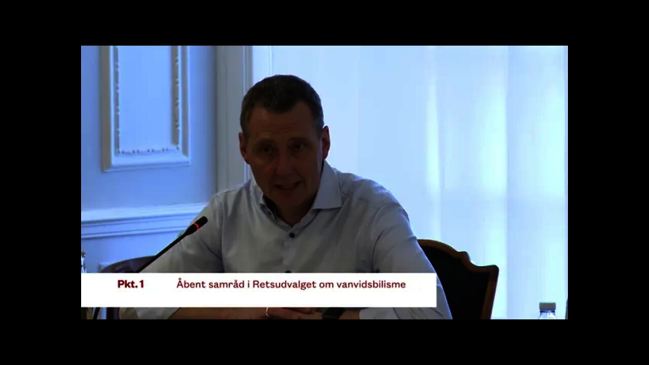 Åbent samråd med justitsministeren om den stigende muslimske vanvidsbilisme.