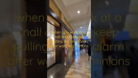 Kids pull fire alarm at mall after watching Minions 🔥😐