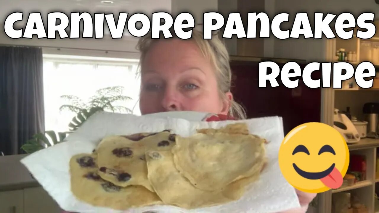 How to Make Carnivore Pancakes - Blueberries OPTIONAL!