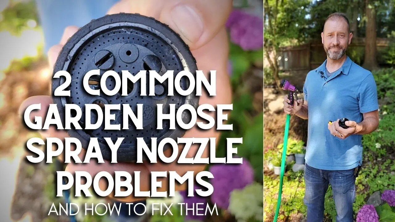 💧 Leaky Garden Hose + Nozzle? 2 Common Garden Spray Nozzle Problems & How to Fix Them #shorts 💧