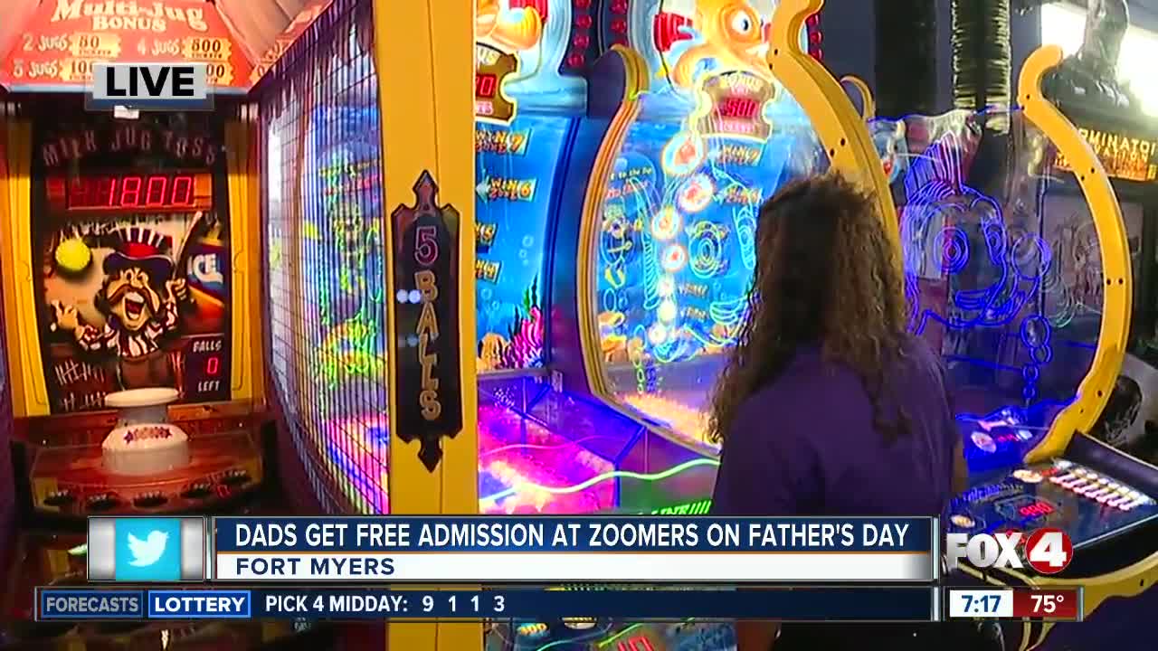 Zoomers offers free admission for dads on Father's Day