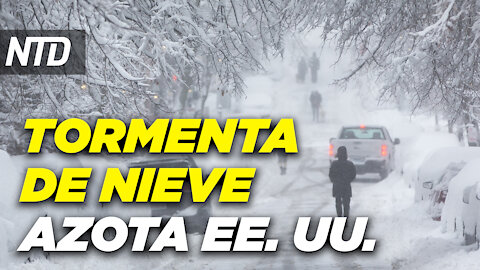 Tormenta de nieve Uri se extiende por EE. UU.; Manifestación pro-Trump en Florida | NTD