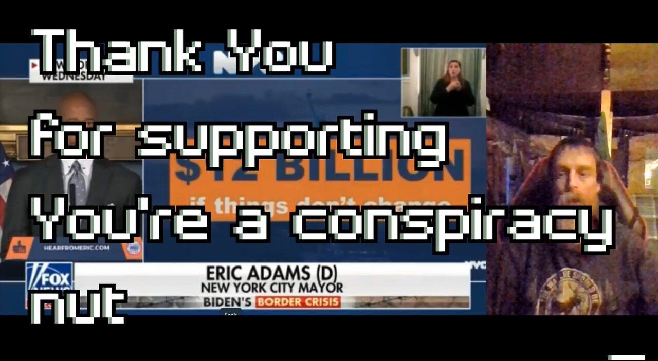 NYC MAYOR ERIC ADAMS WANTS 12 BILLION DOLLARS TO SPEND ON ILLEGAL ALIENS FROM THE GOV. AKA CITIZENS