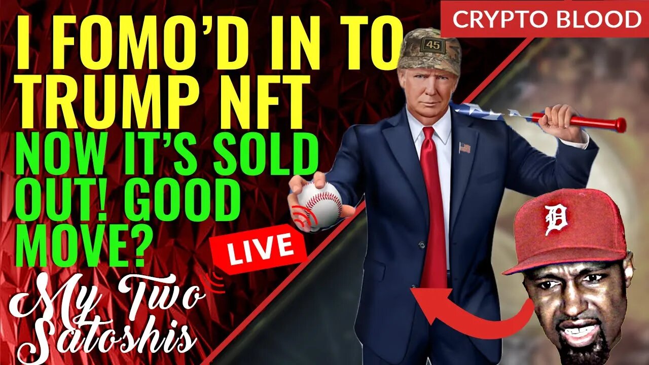 I FOMO'd Into Trump's NFT Drop And It's NOW SOLD OUT! | Massive ETH Selling Wave!