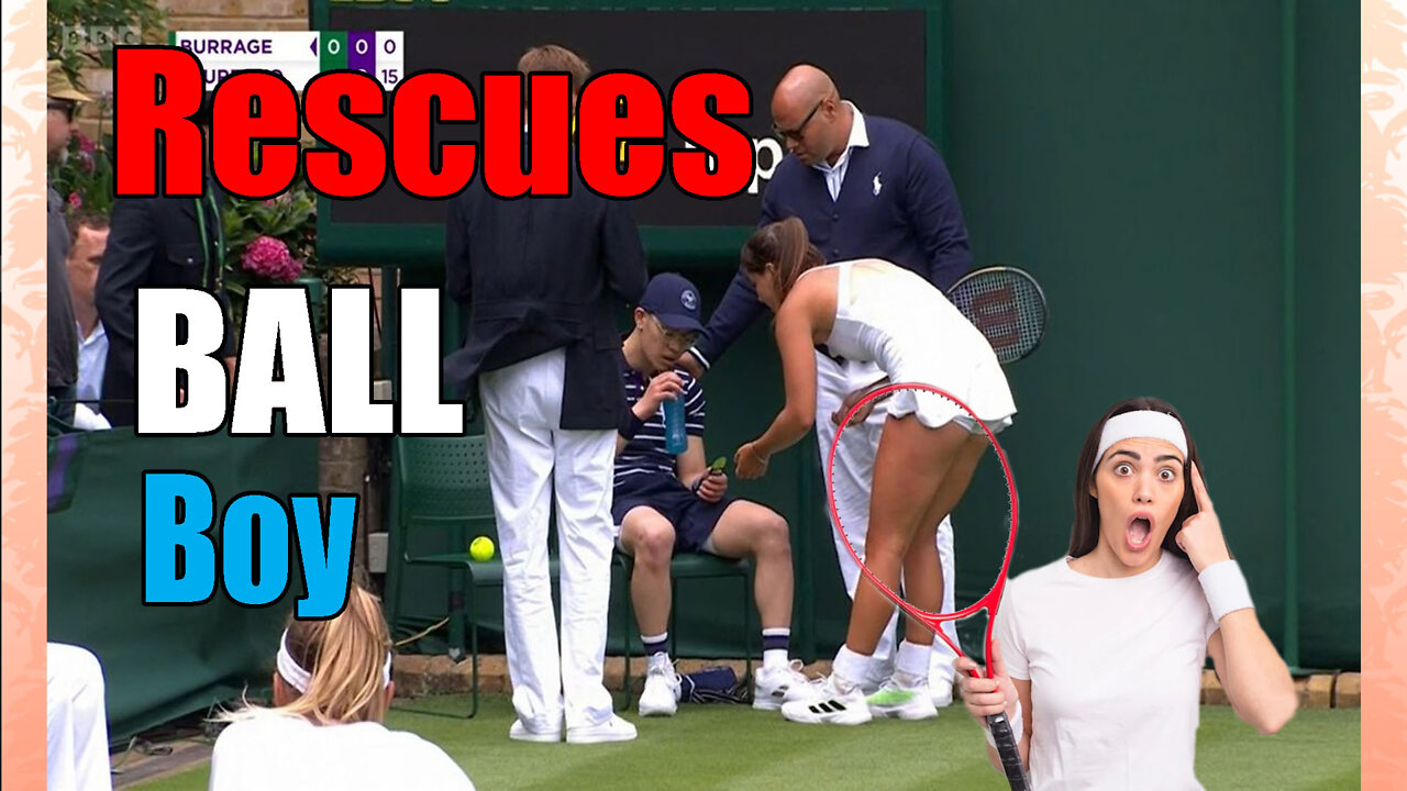 news of the bizarre Tennis🎾 Player Comes to Ball⚽⚽ Boy Rescue