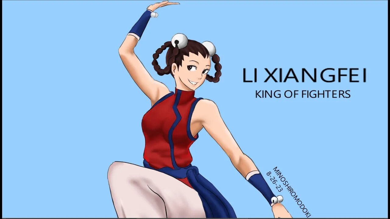 Drawing Delivery - Li Xiangfei - KOF - timelapse process - 8-26-23