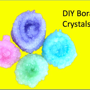 DIY Borax crystals