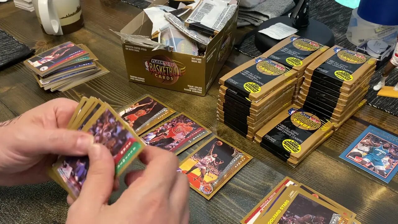 1992-93 Fleer Basketball Series One Box Break. 3-3-2023