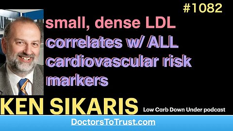 KEN SIKARIS c’ | small, dense LDL correlates w/ ALL cardiovascular risk markers