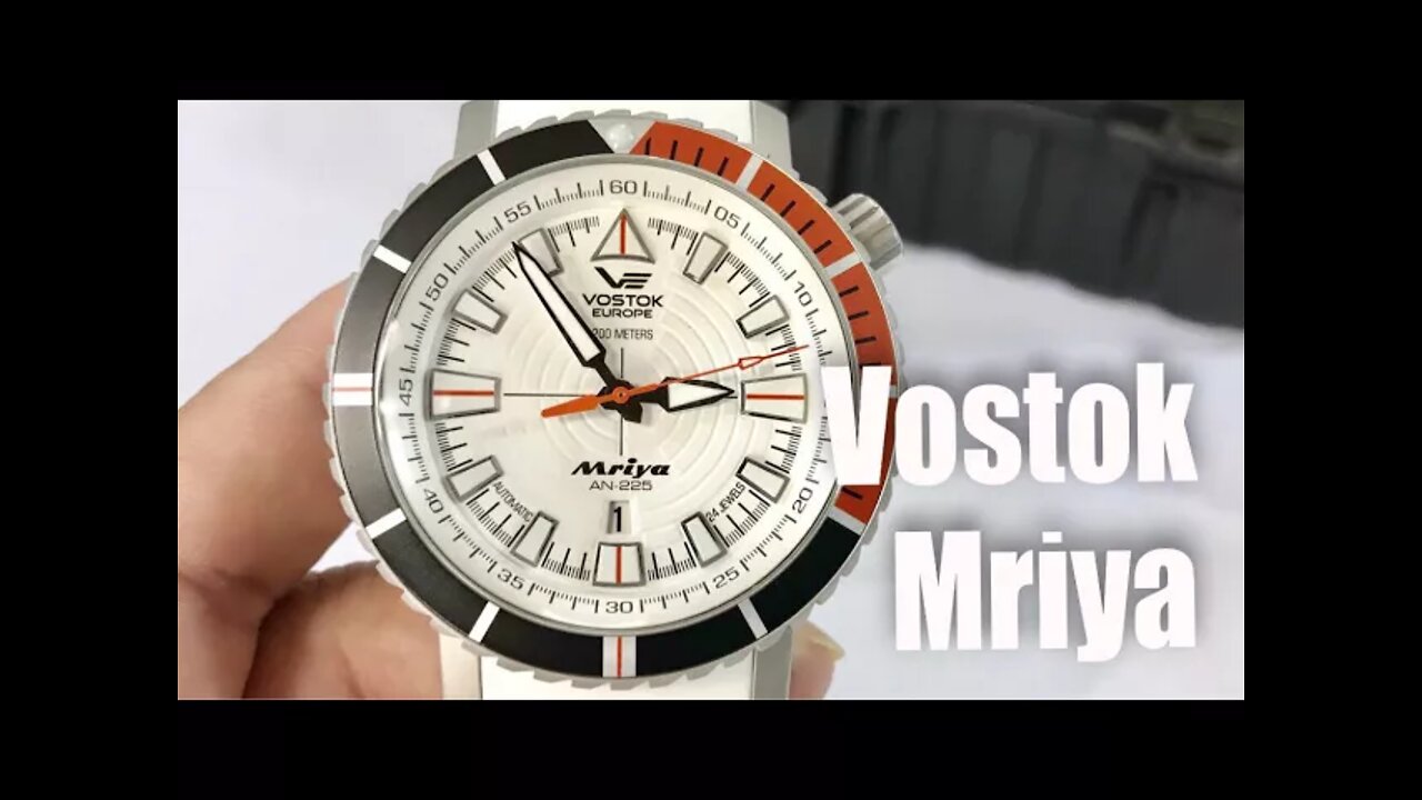 Vostok-Europe Mriya 50mm White Automatic Limited Edition Dive Watch NH35A review