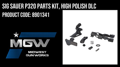 Sig Sauer P320 Parts Kit, High Polish DLC - 8901341