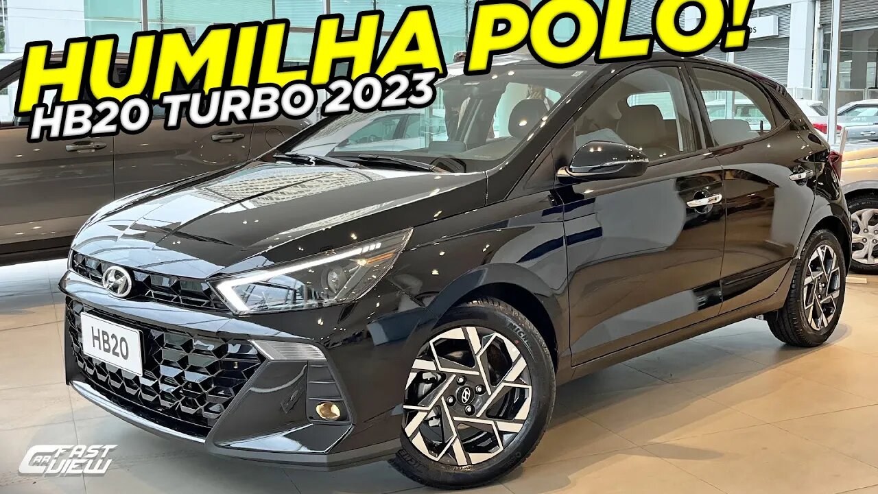 NOVO HYUNDAI HB20 PLATINUM PLUS 2023 COM MOTOR TURBO É MELHOR E MAIS EQUIPADO QUE POLO, ONIX, E 208!