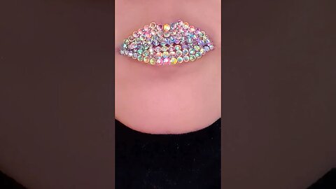 Lip Makeup Tutorial Lip Art Glitter #makeup #shorts #short #viral #shortvideo #lipswatches #grwm