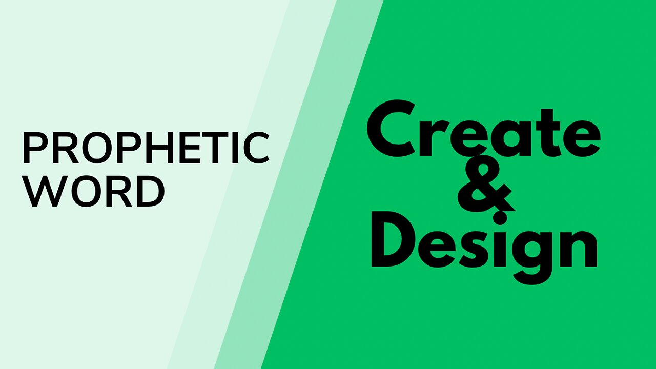 Prophetic Word - Create & Design