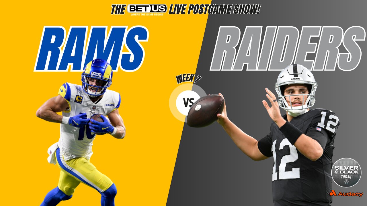 Raiders vs Rams Postgame Breakdown LIVE: Powered by BetUS