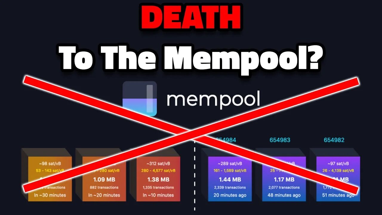 Death to the Mempool, Long Live The Mempool - Bitcoin Explained