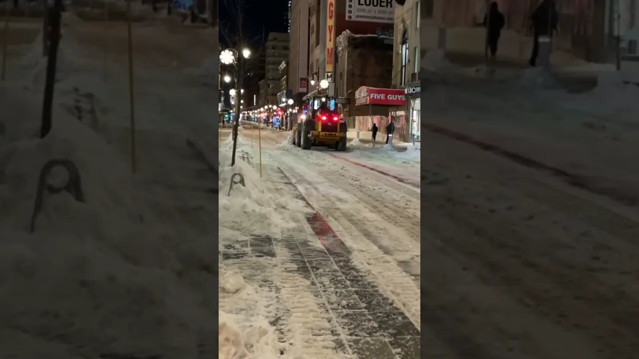 Montréal Snow Removal Operation