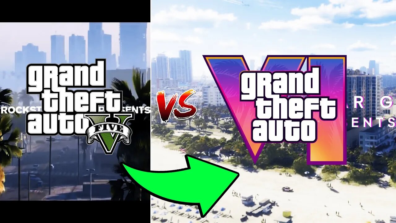 GTA 6 VS GTA 5 Trailer Comparison