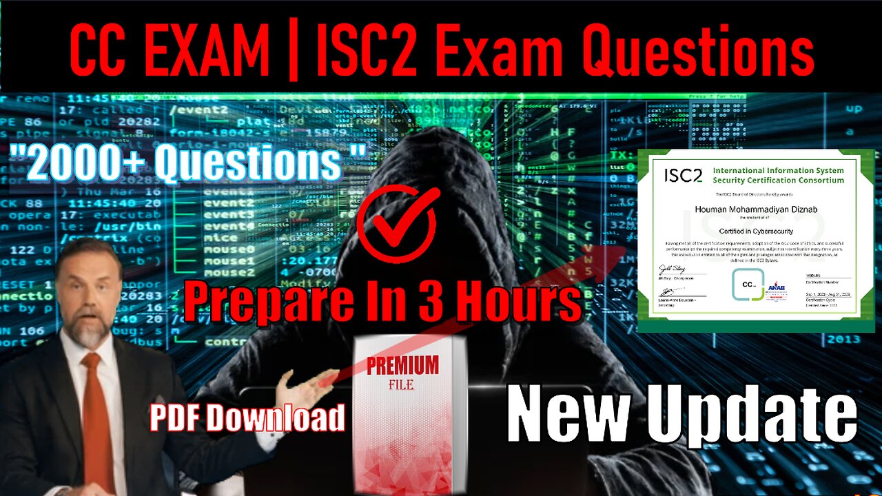 CC | ISC² 2000+ Real Exam Questions | Pass In First Attempt