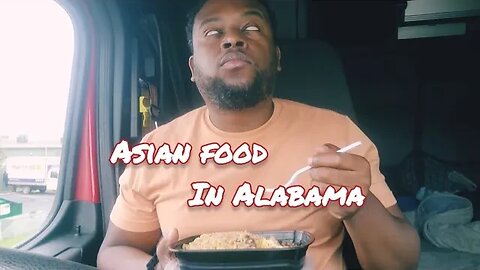 #Haitian Trucker Trying out Asian Food In #Alabama 😊