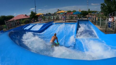 flowrider - Andrew - 2 at Soak City, Kings Island