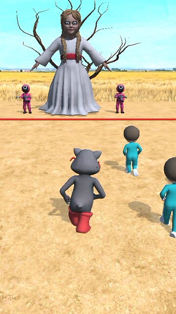 456 Red and Green Run by Troll Joe #shorts #troll