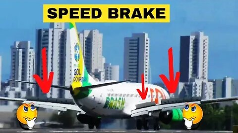 Conheça um Dos Freios do Avião Usado Após o Pouso - o Speed Breaker #avião #aviação