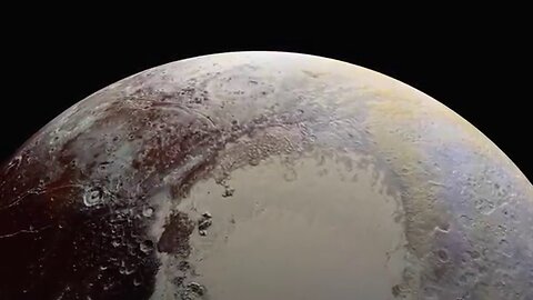 Best View of Pluto's Craters, Mountains