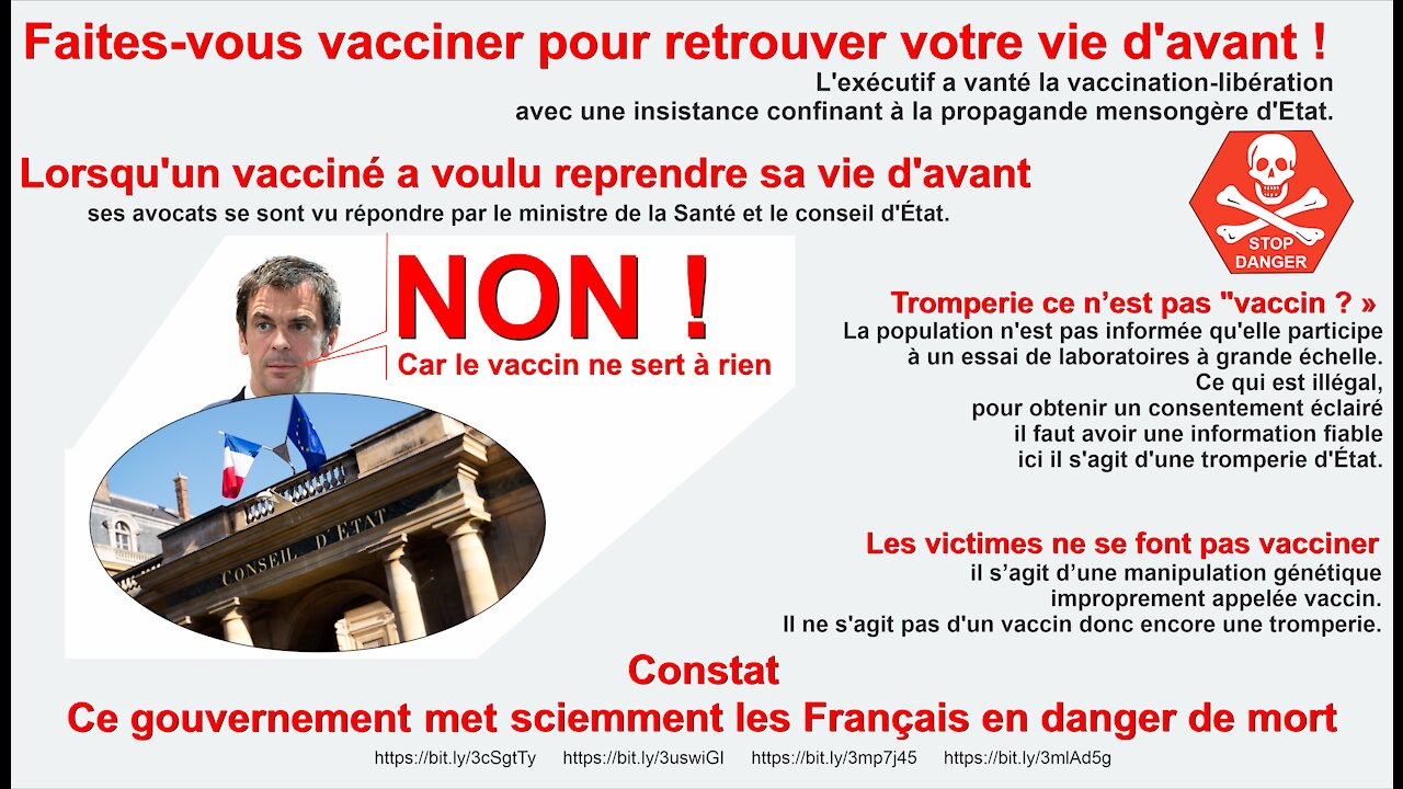 Covid 19 ou retour vers le futur : vacciné... mais assigné à résidence !