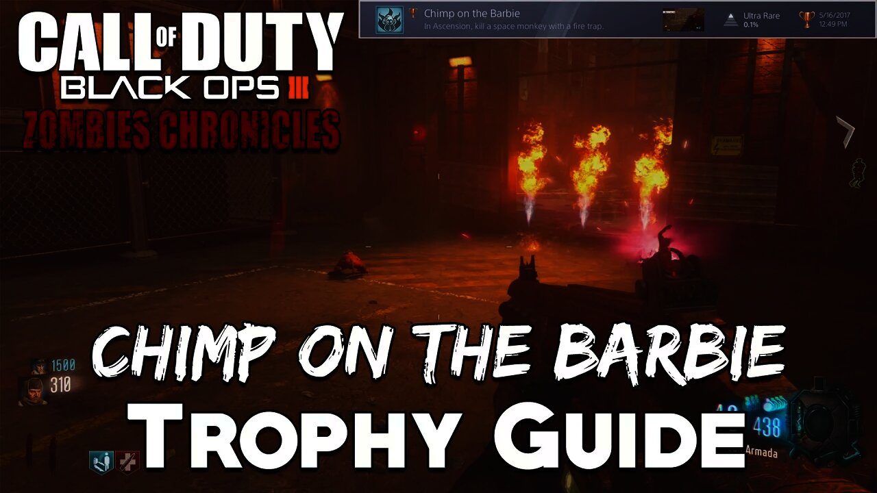 "Chimp On The Barbie" Trophy/Achievement Guide - Zombies Chronicles (Black Ops 3 Zombies)