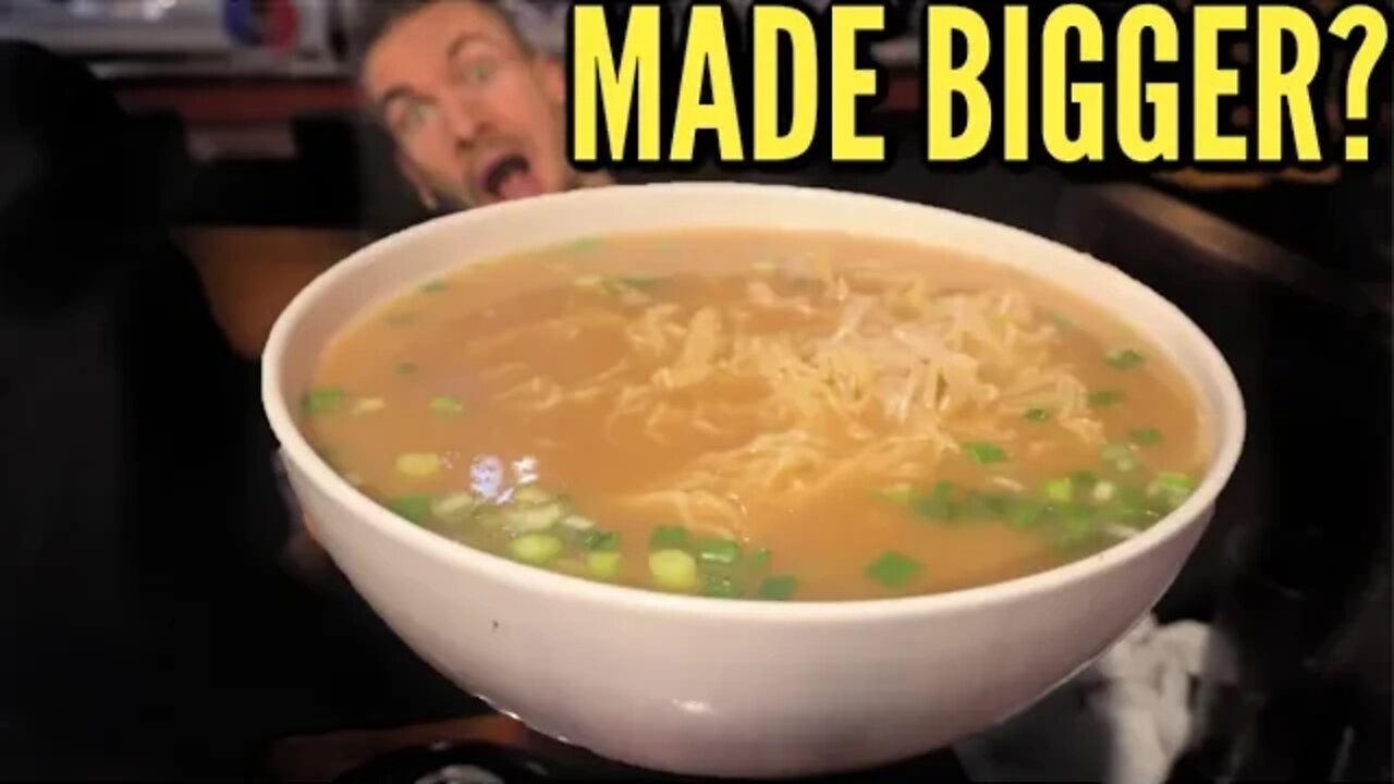 XL HOT RAMEN NOODLE CHALLENGE | Monster Ramen Noodle Soup Challenge in Seattle Washington