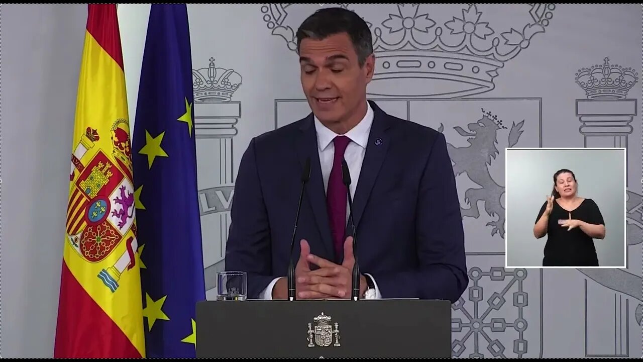 PEDRO SÁNCHEZ DICE QUE ESTÁ EN CONDICIONES DE ARTICULAR LA ÚNICA MAYORÍA PARLAMENTARIA POSIBLE