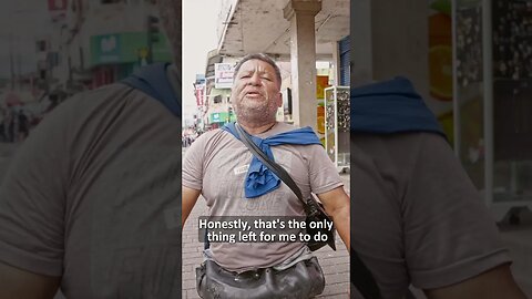 Helping a man with no legs with a new way of transport