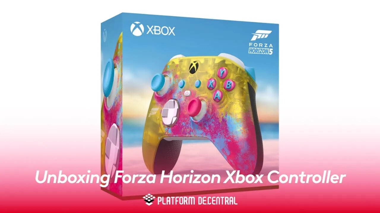 Unboxing Xbox Forza Horizon 5 Limited Edition Wireless Controller – Xbox Series X|S