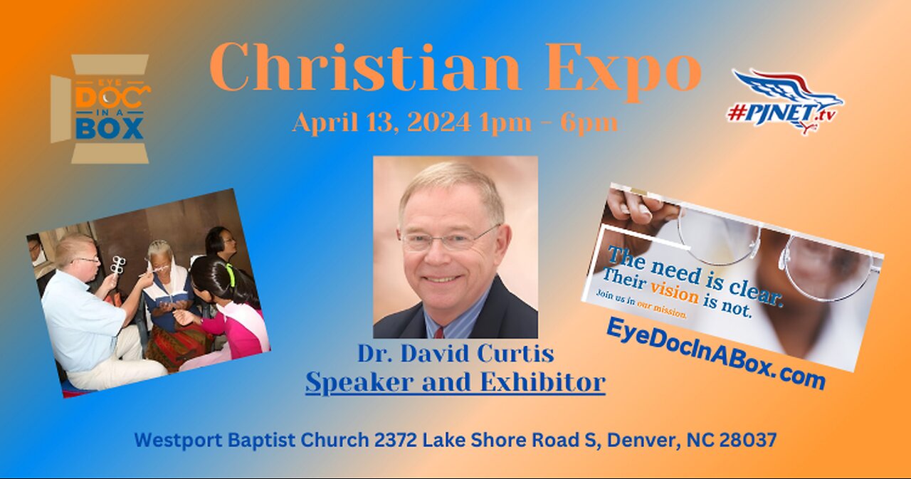 PJNET.tv Christian Expo | Denver, NC | Eye Doc In a Box