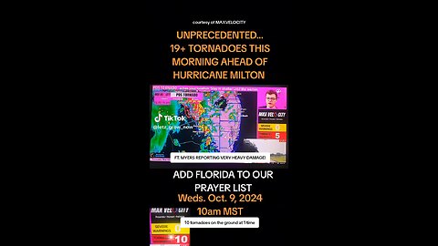Tornado Ahead of Milton 2024