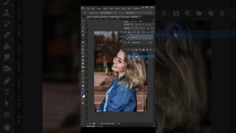 blue 🔵 colour girls change in photoshop tutorial for beginners #photoshop #shorts of ritik kherala