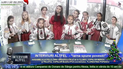 LIVE - TV NEWS BUZAU - "INTERVIURI ALTFEL", "IARNA SPUNE POVESTI" - Dragaicutele - Berca, Buzau