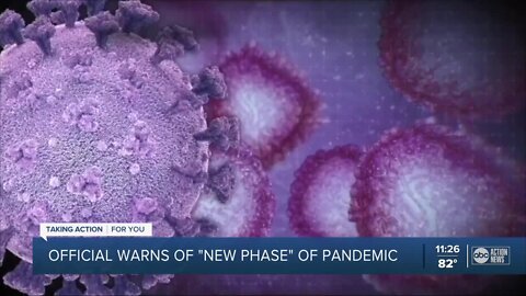 Offical warns of "new phase" of pandemic