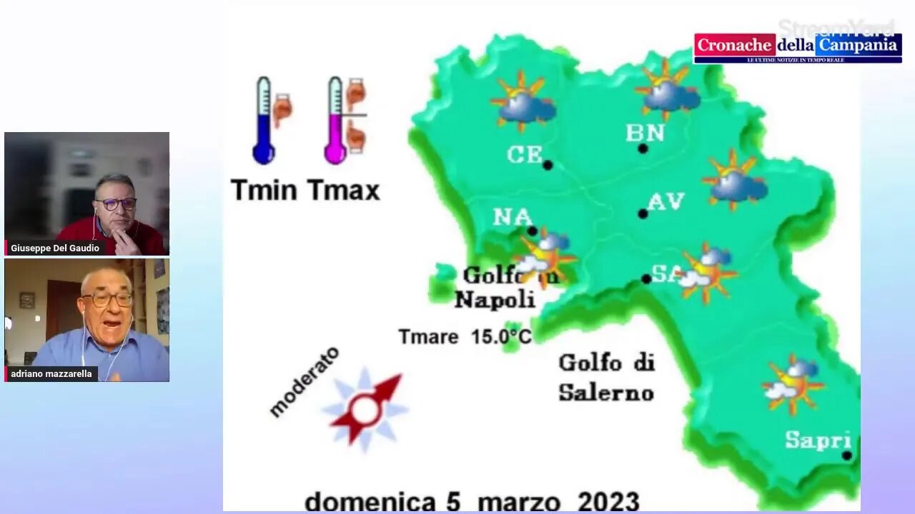 Le previsioni meteo per il week end del 4 marzo a cura del meteorologo Adriano Mazzarella