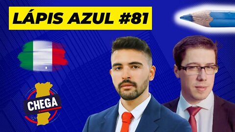 Lápis Azul #81 Análise eleições italianas e o Boicote ao CHEGA no Parlamento