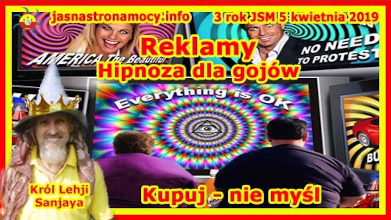 Reklamy – Hipnoza dla gojów! Kupuj – nie myśl