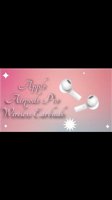 Apple Airpods Pro Wireless Earbuds With Magsafe Charging Case Apple Airpods Pro Unboxing And Setup