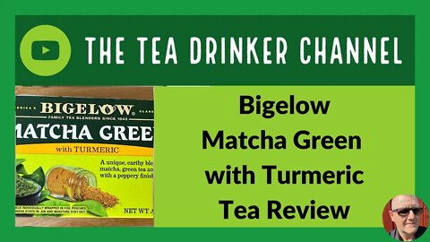 Bigelow Matcha Green with Tumeric Tea Review