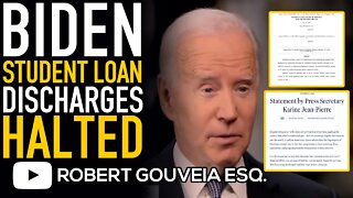 Biden's STUDENT LOAN Program HALTED by Court of APPEALS While Biden Falls Asleep