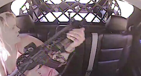 Oklahoma Woman Shoots At Police And Citizen From Back Of Police Car