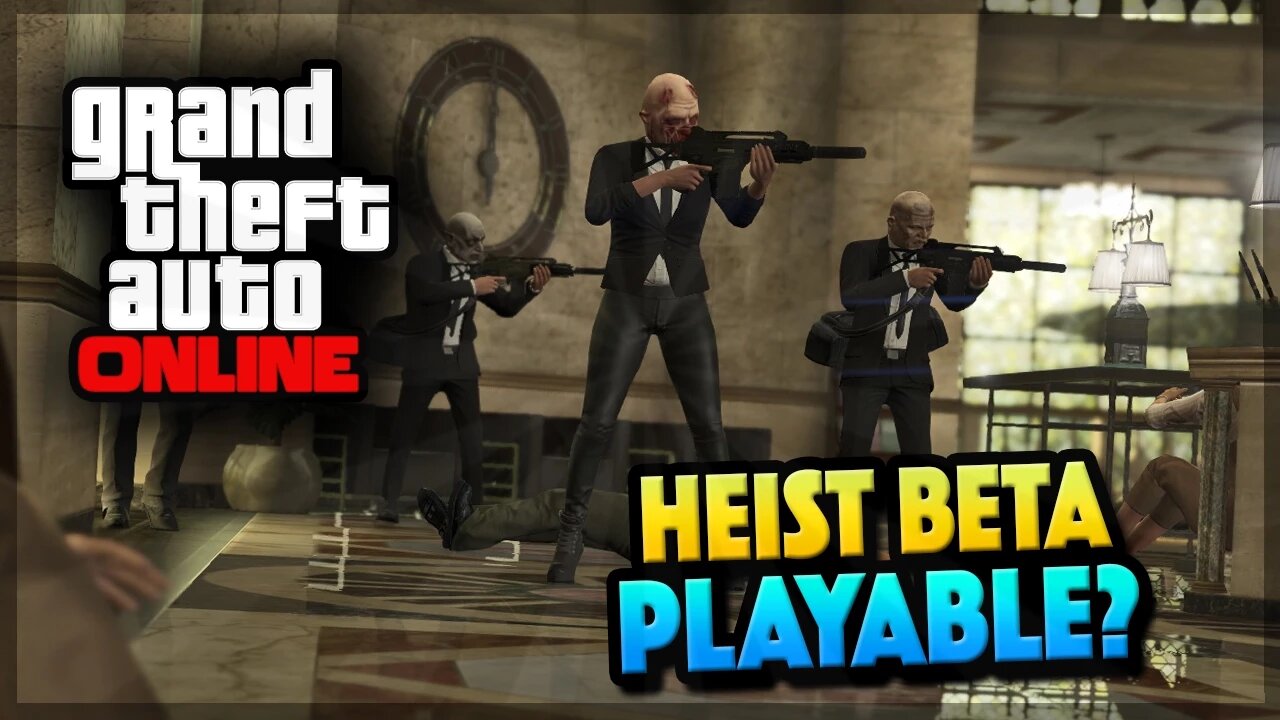 GTA 5 Online Heist Beta - Playable Heist Beta Troll! (GTA 5 Gameplay)